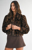 Wild Luxe Faux Fur Crop Jacket
