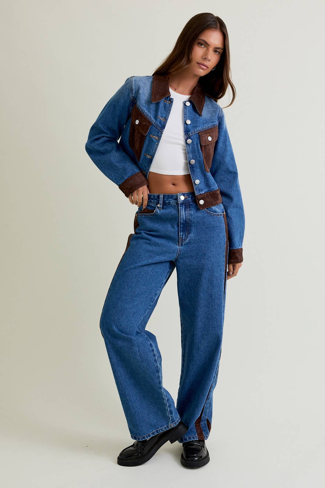 Dakota Contrast Denim Jacket