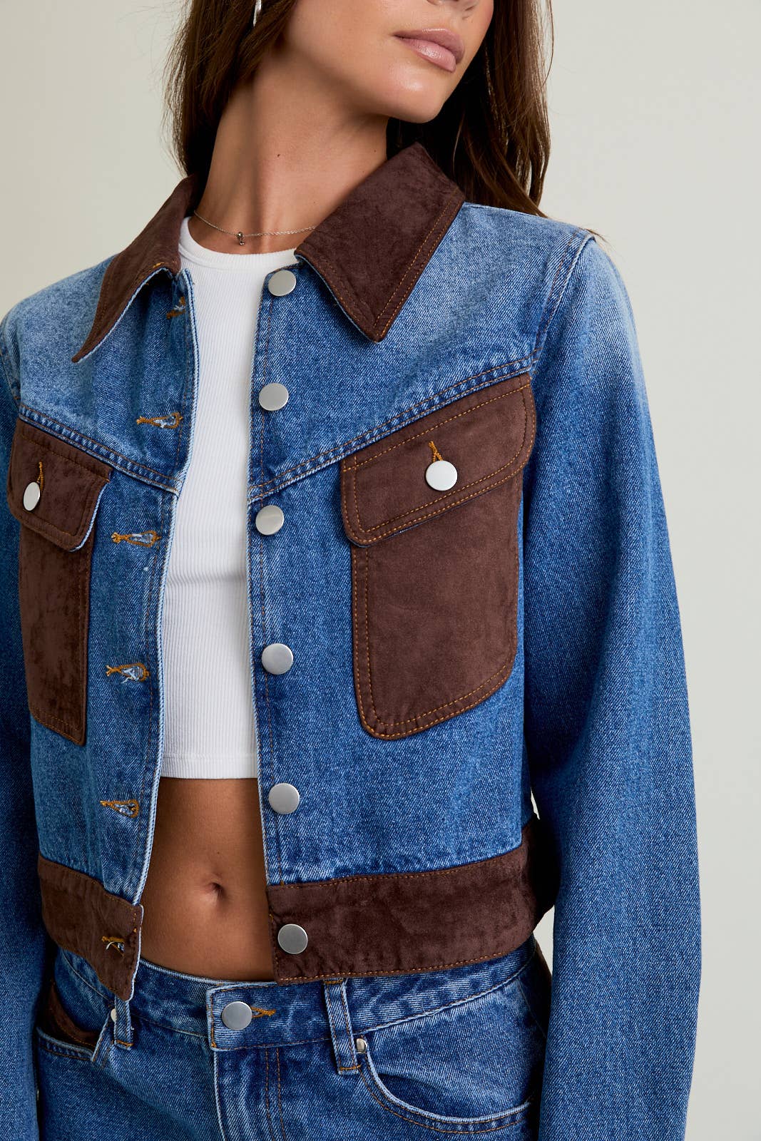Dakota Contrast Denim Jacket