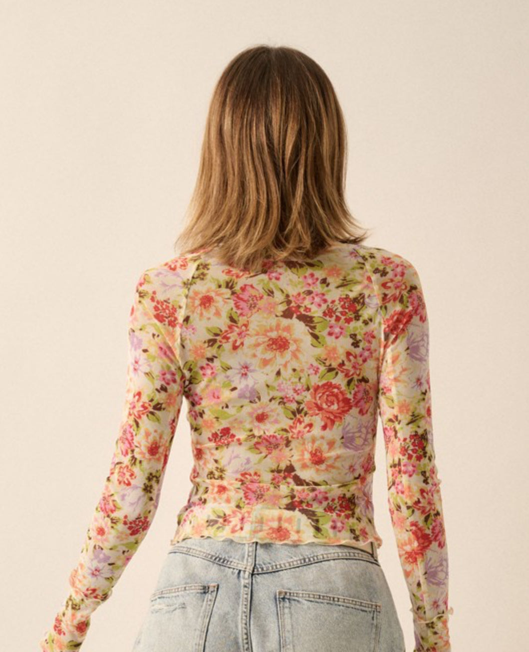 Blossom Mesh Top