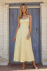 Lemon Blossom Midi Dress