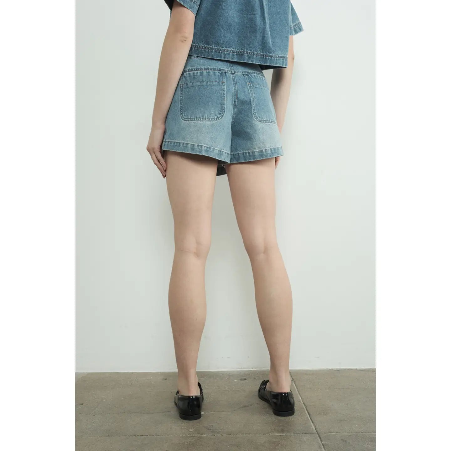 Classic Denim Mini Skort