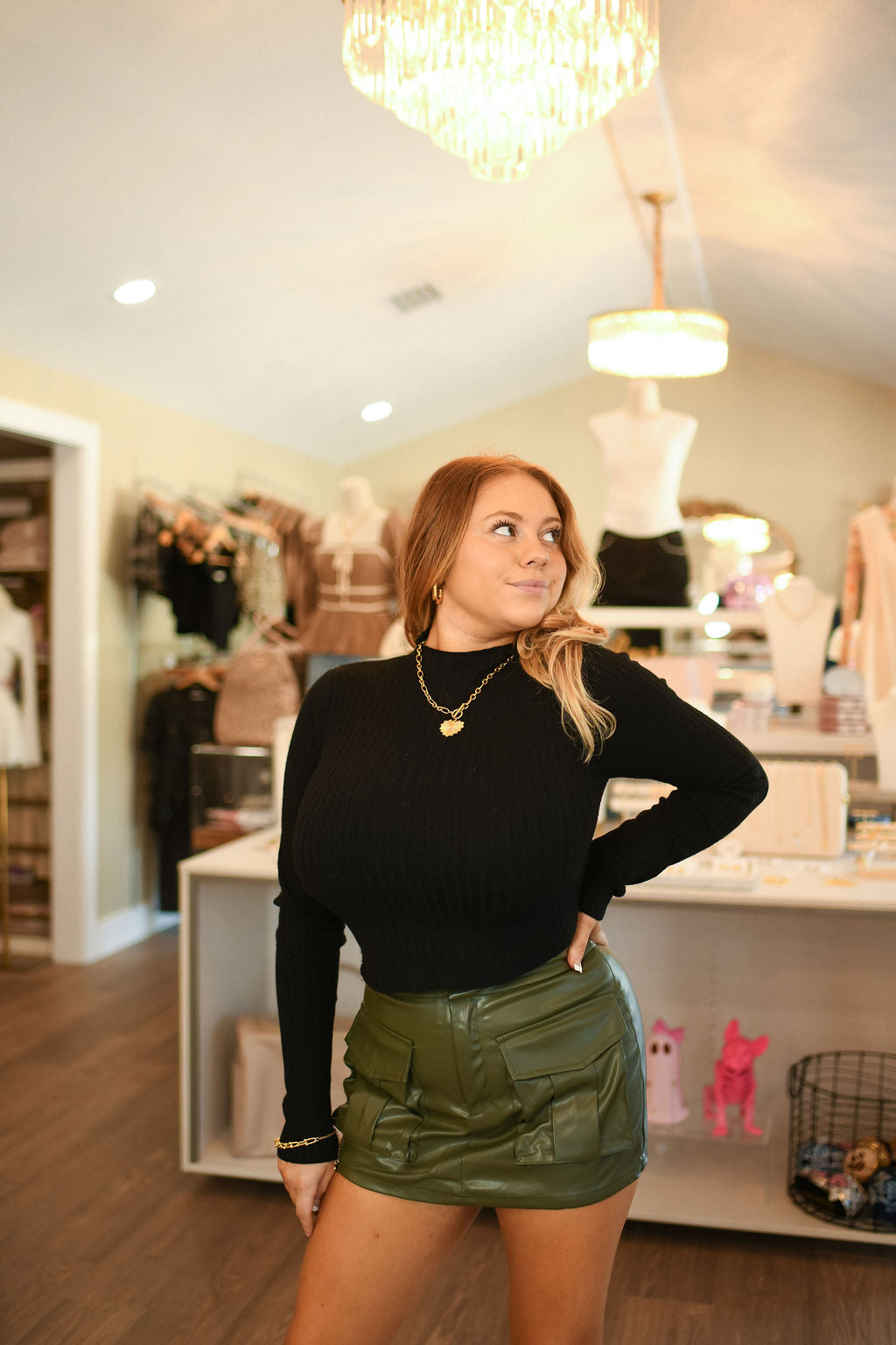 Callie High Neck Top
