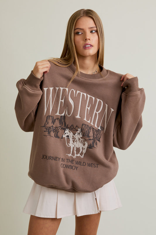 Western Cowboy Sweatshirt