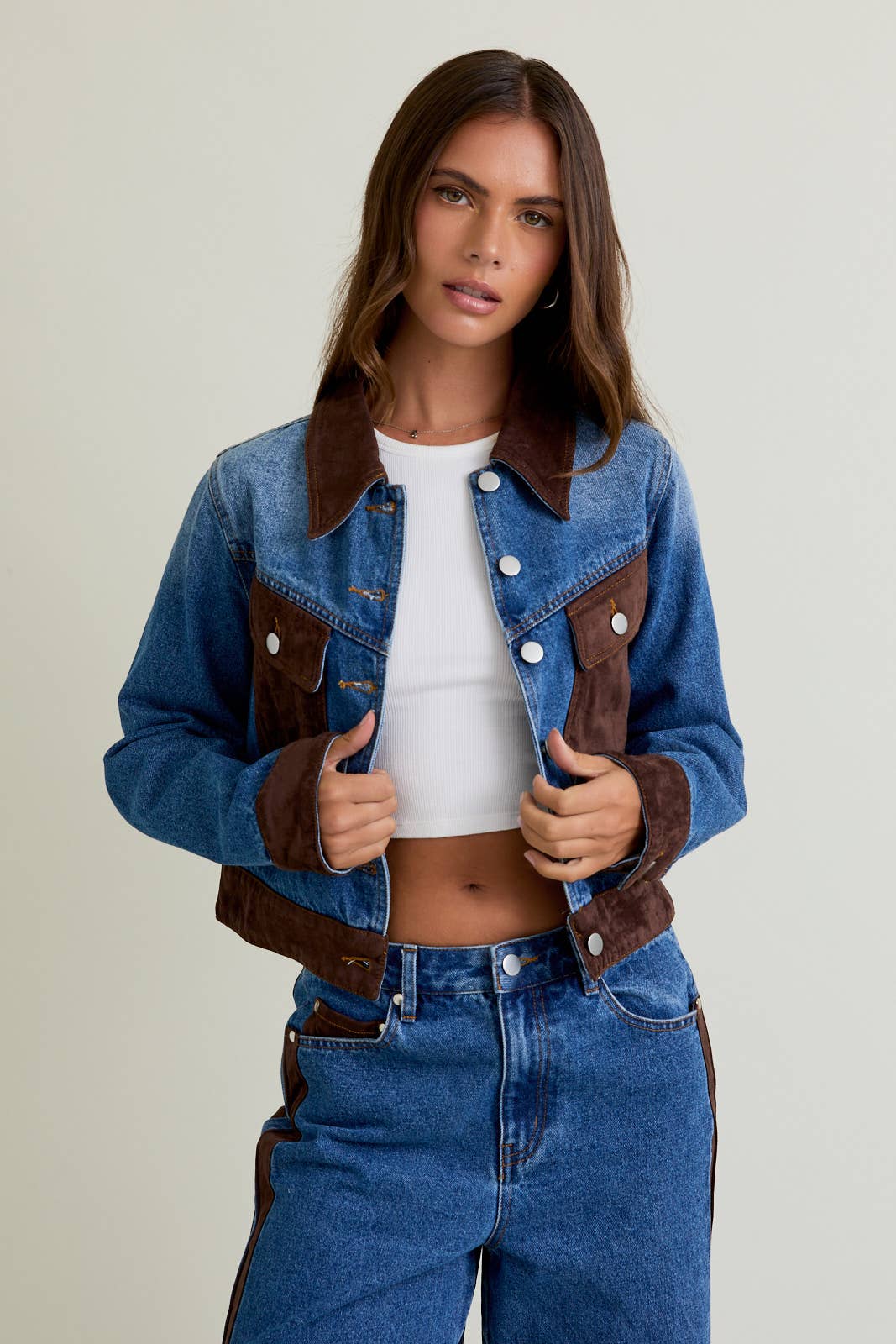 Dakota Contrast Denim Jacket