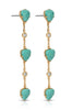 LV Turquoise Solstice Dangle Earrings