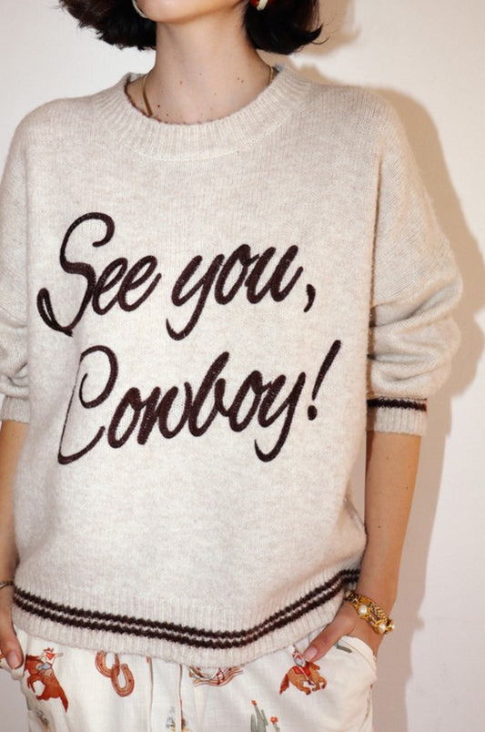 See You Cowboy Pullover