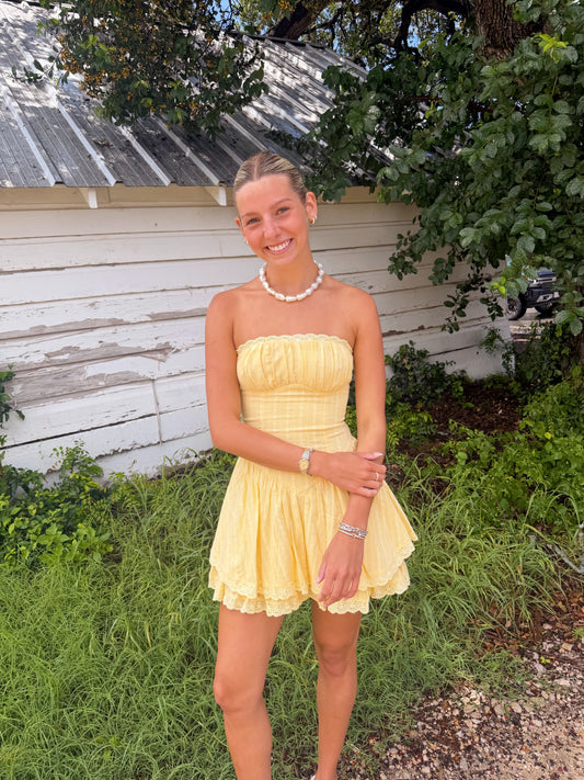 Lemon Honey Mini Dress