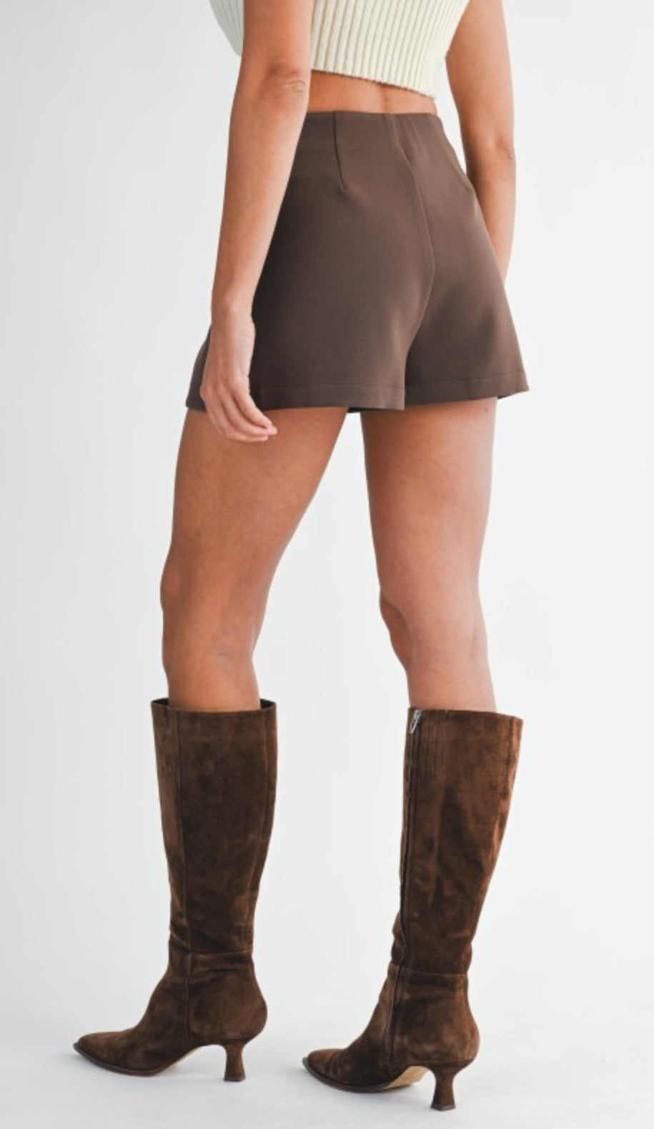 Ava High Waist Mini Skirt