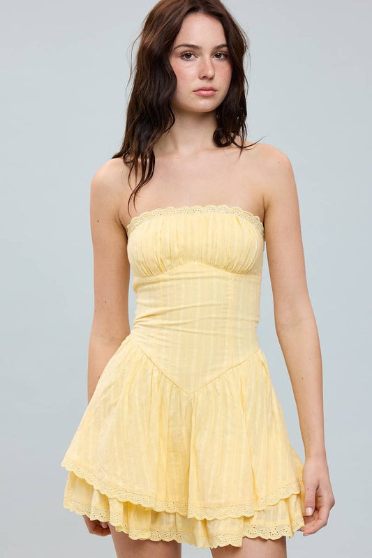 Lemon Honey Mini Dress