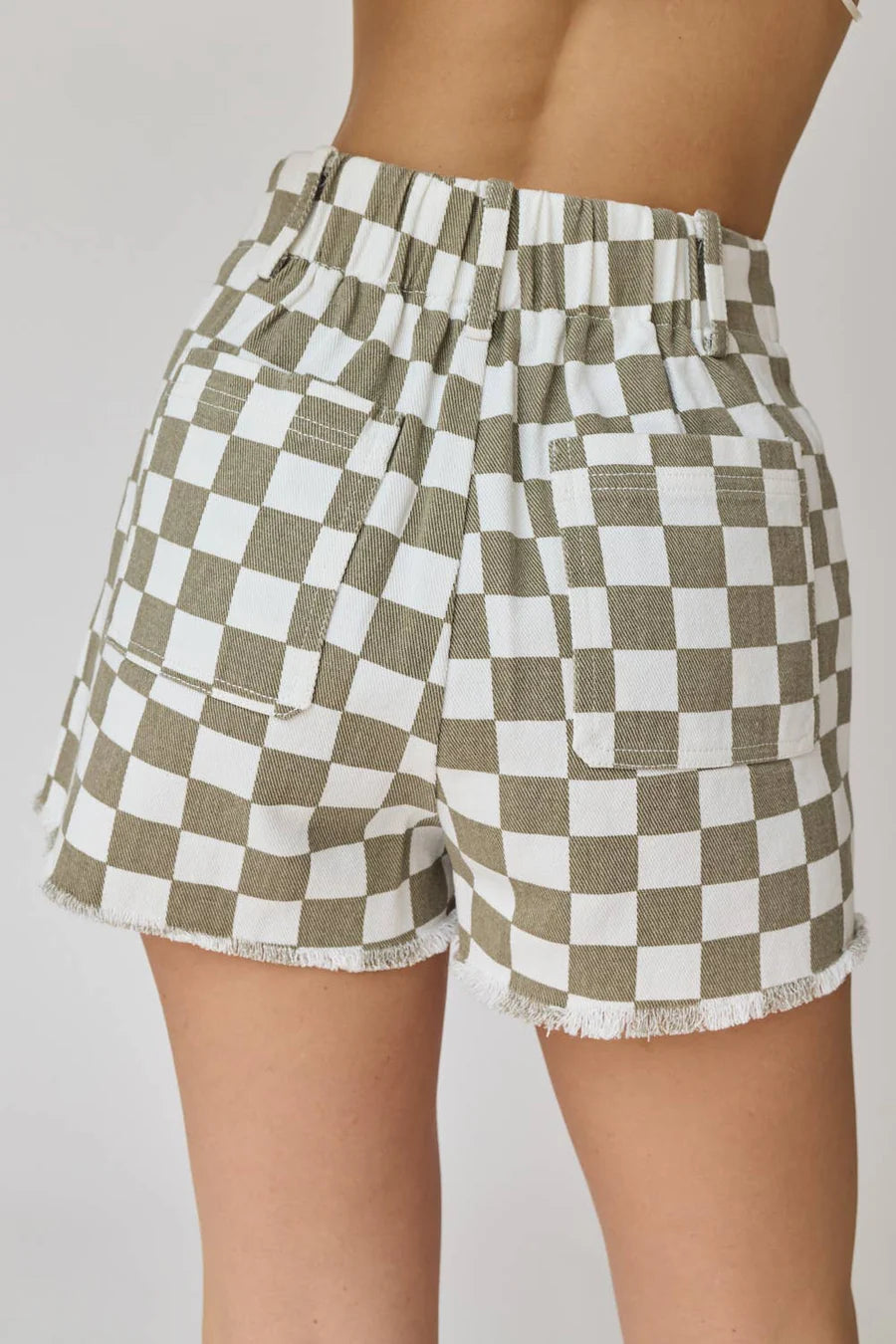 Colleen Check Shorts