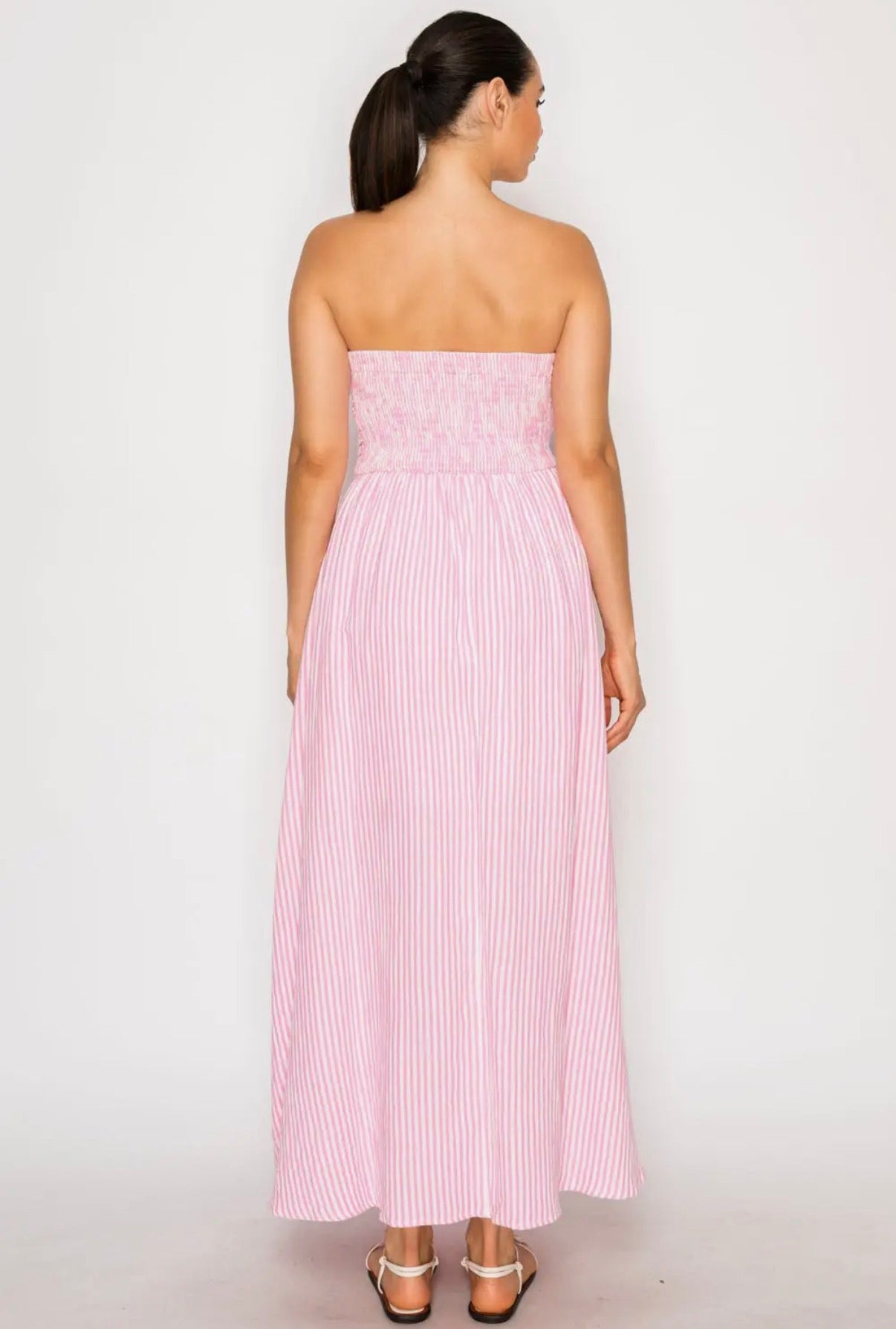 Rosé Stripe Maxi