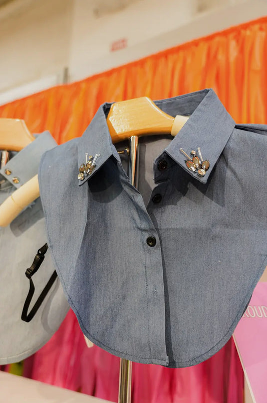 Denim Jewel Collar