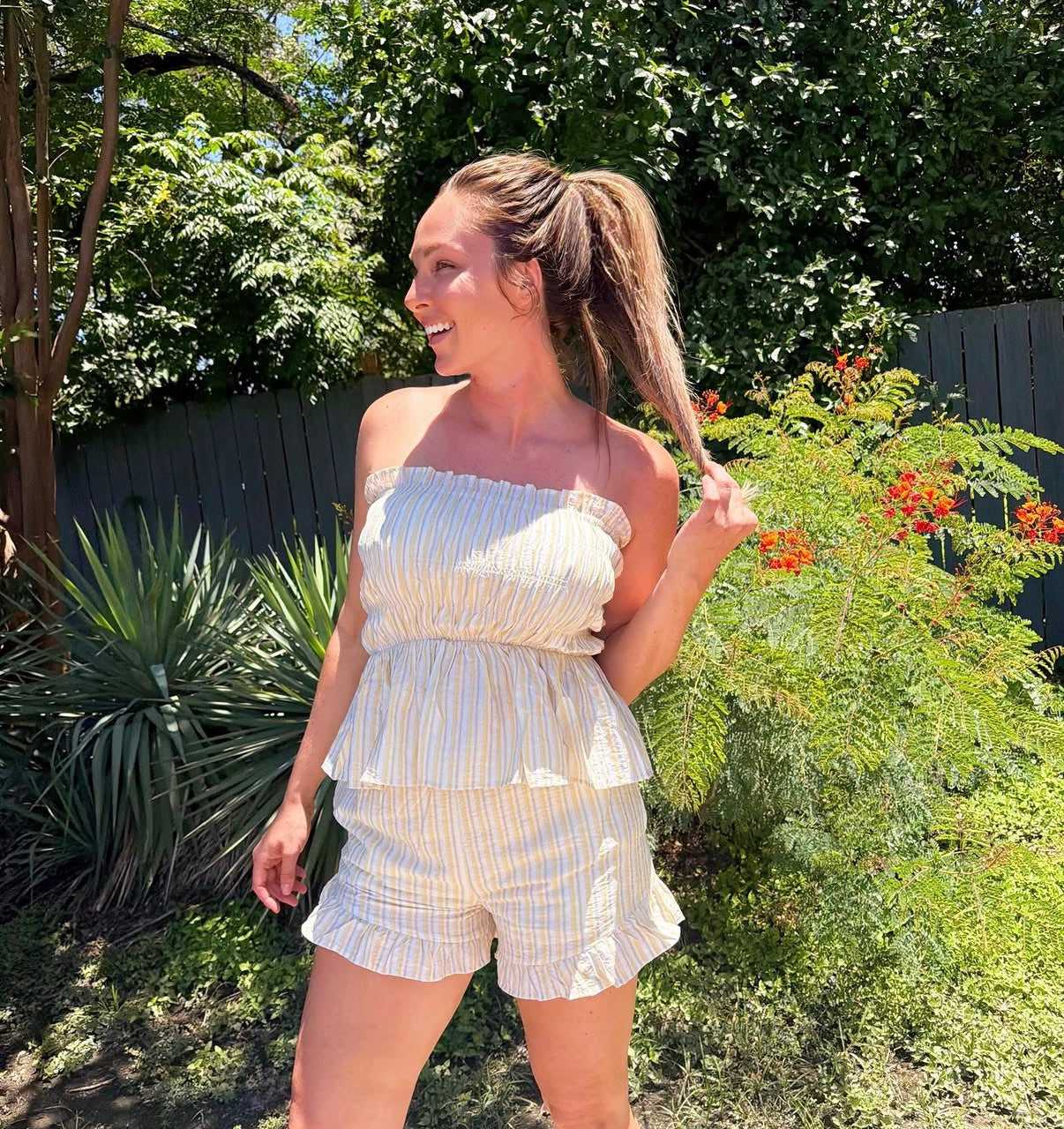Limoncello Ruffled Shorts