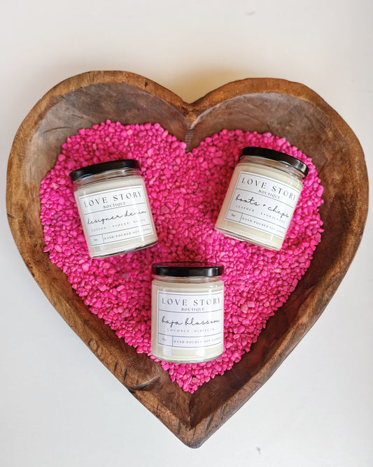 9oz Love Story Candles