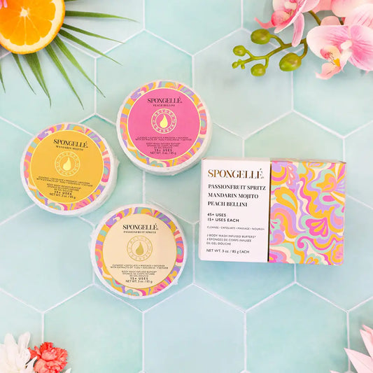 Spongellé: Body Buffer Trio Set