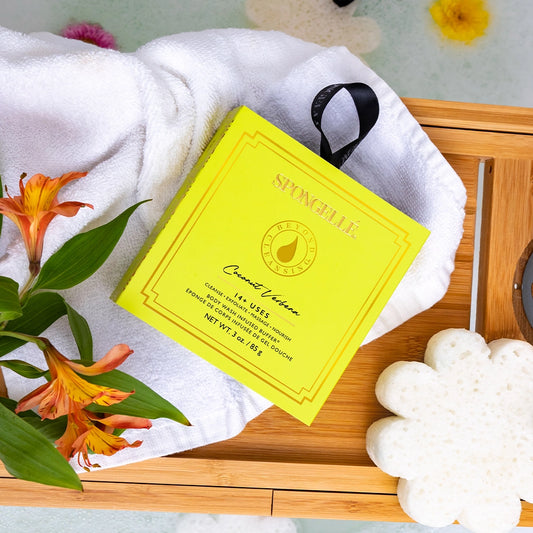 Spongellé: Coconut Verbena Boxed Flower