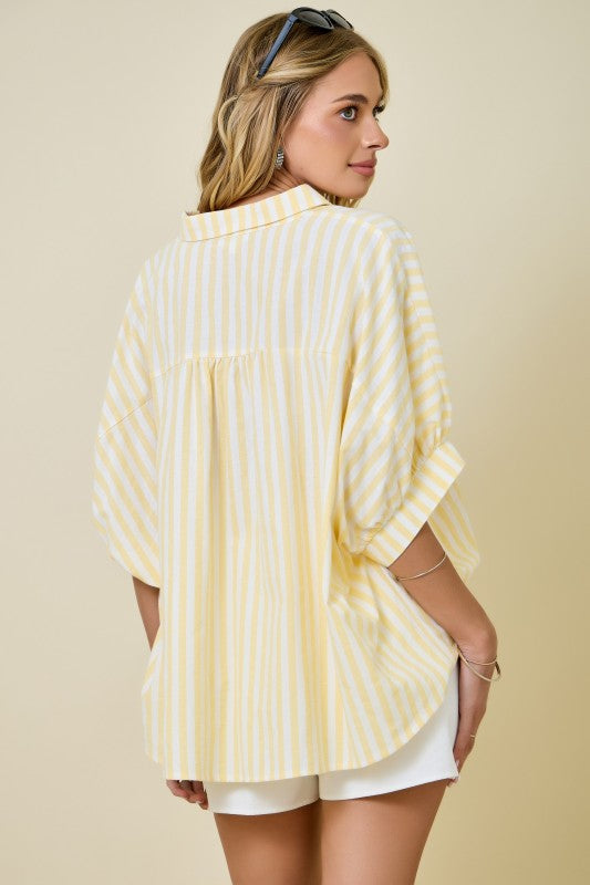 Delaney Striped Shirt