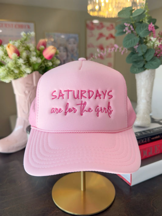 Saturdays For The Girls Trucker Hat