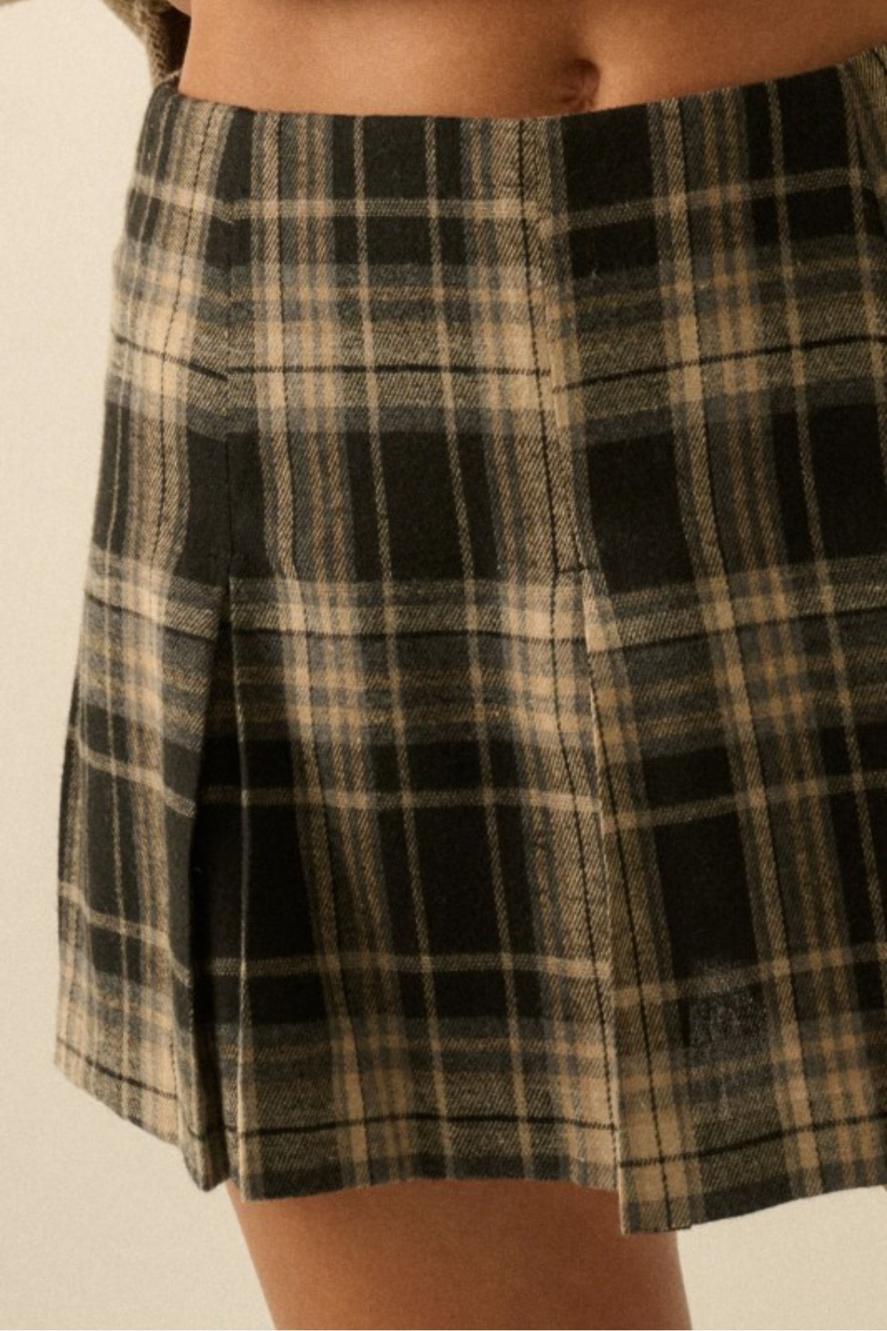 Camden Plaid Mini Skirt