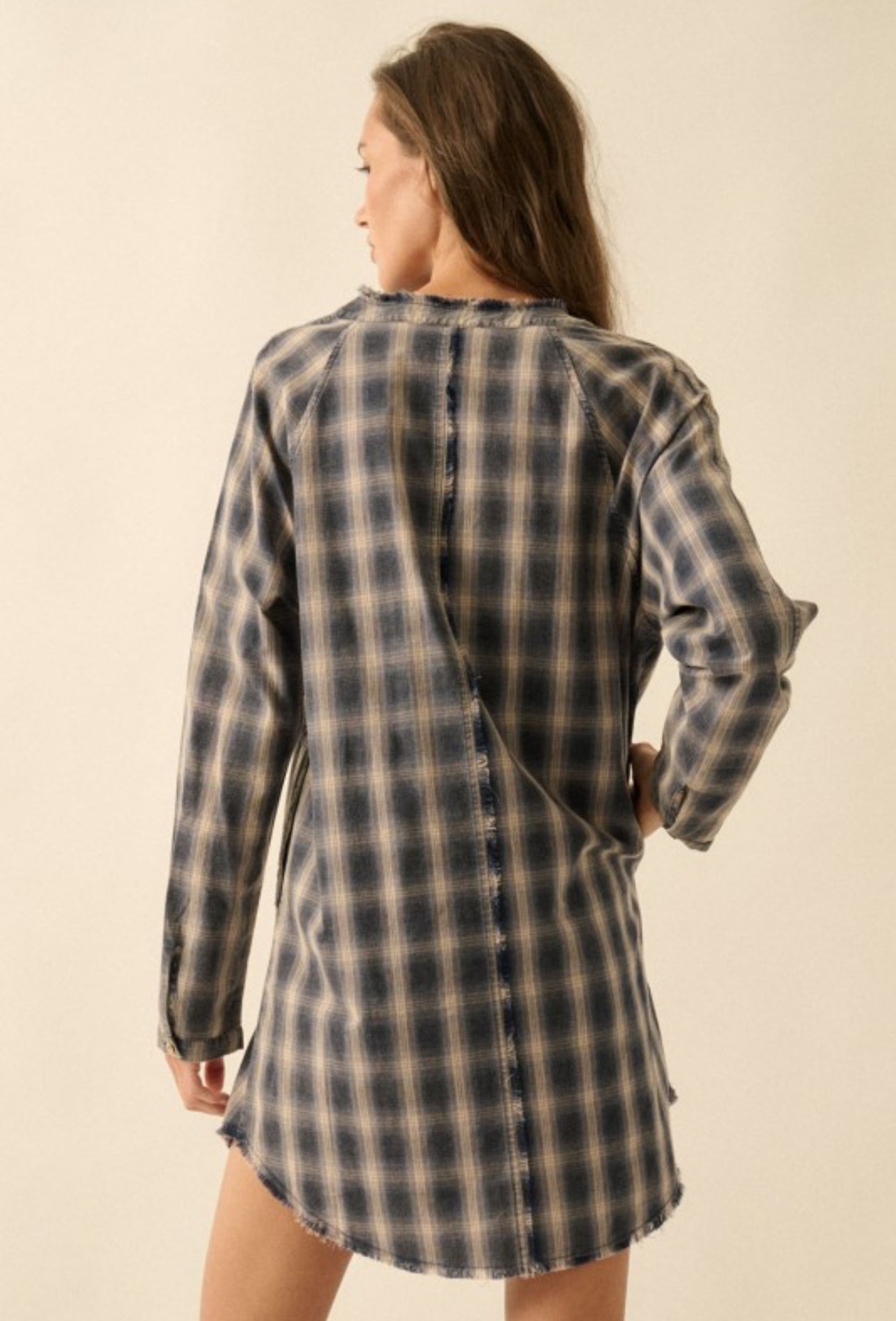 Dakota Plaid Shirt Dress