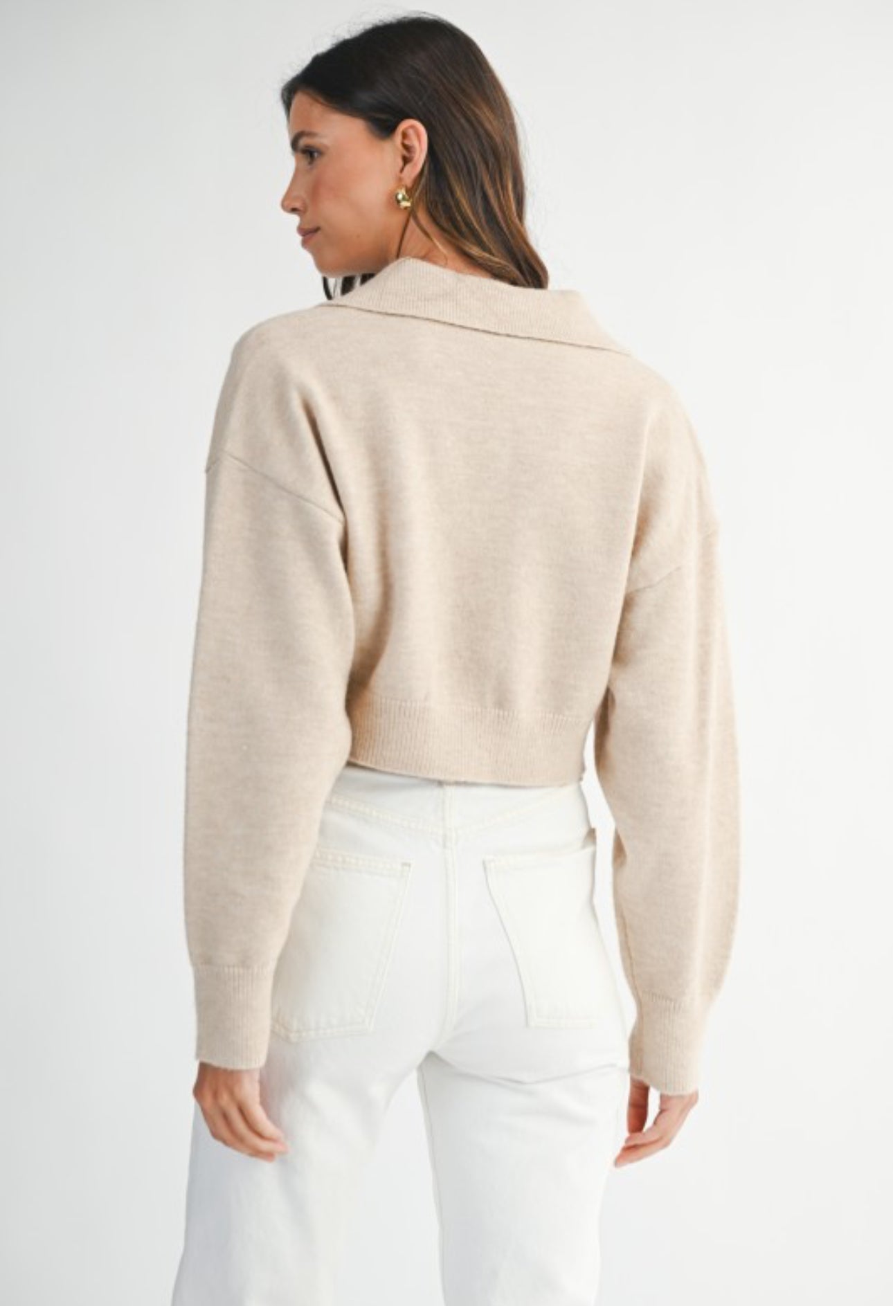 Harper Collared Knit Sweater