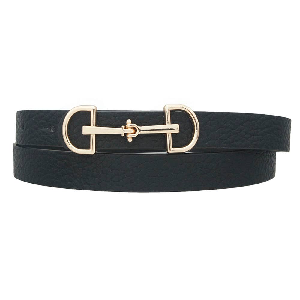 Horse Bit Buckle Belt