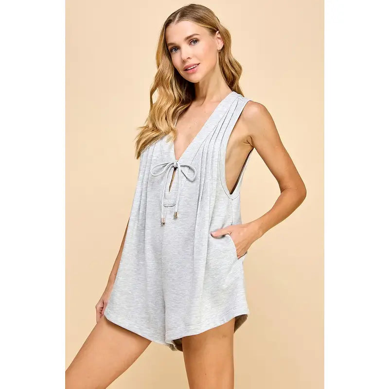 Knit Sleeveless Romper