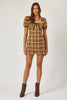 Phoebe Plaid Mini Dress