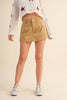 Twill Denim Skorts