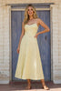 Lemon Blossom Midi Dress