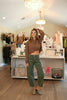 Olive Barrel Jeans