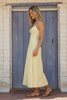 Lemon Blossom Midi Dress