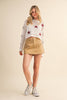 Twill Denim Skorts