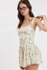 Vintage Floral Smocked Romper
