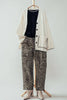 Leopard Cargo Pants