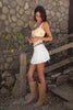 Crinkle Tiered Mini Skort