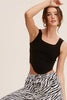 Rita Ribbed Square Neck Top