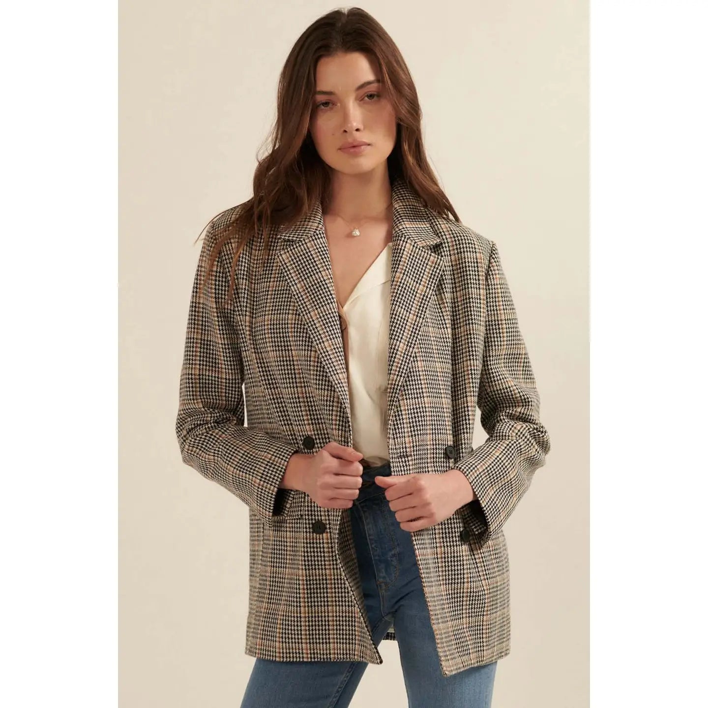 Plaid Blazer