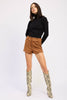 Reese Suede Low rise Short