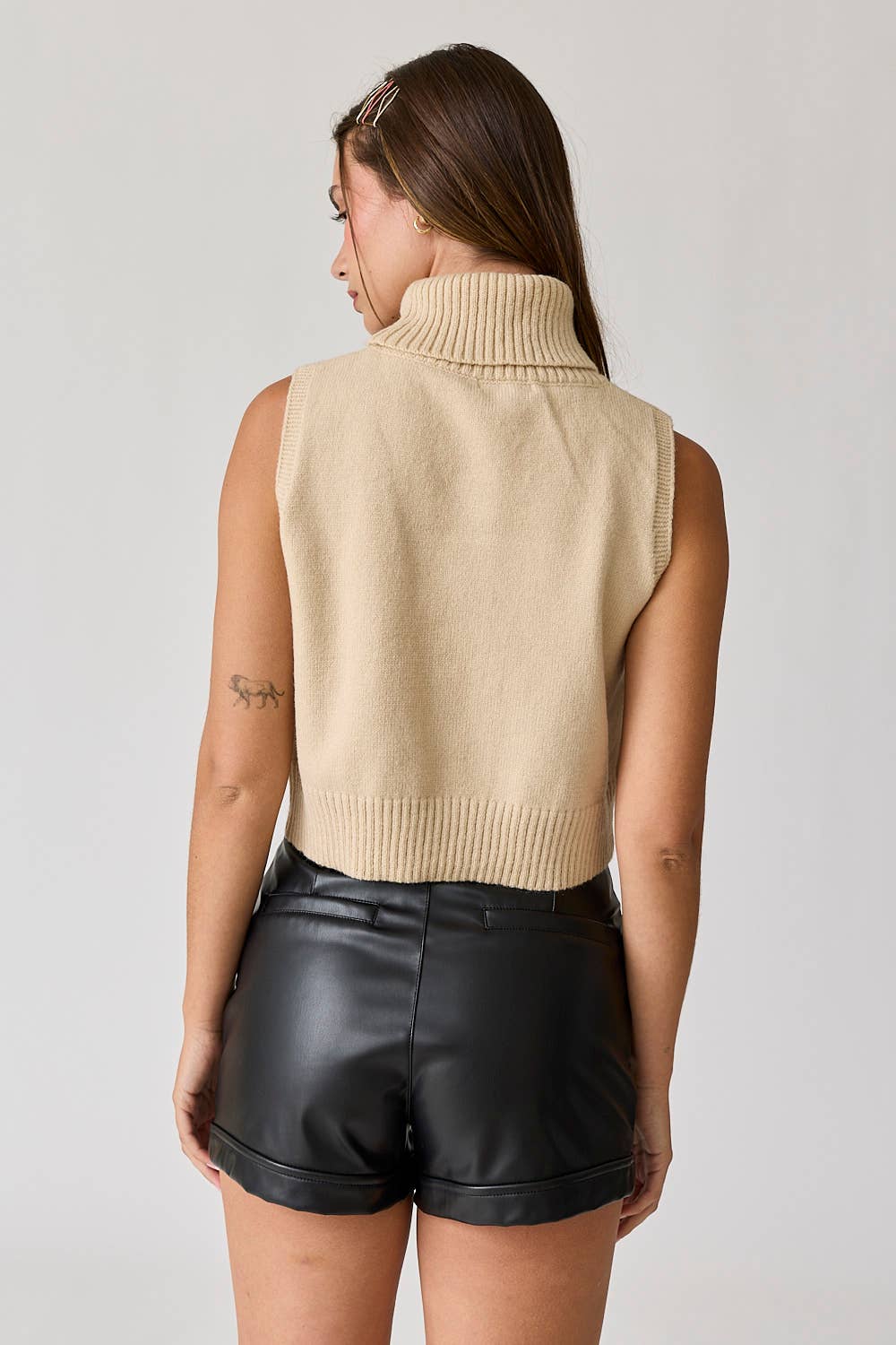 Alice Turtle Neck Knit Top