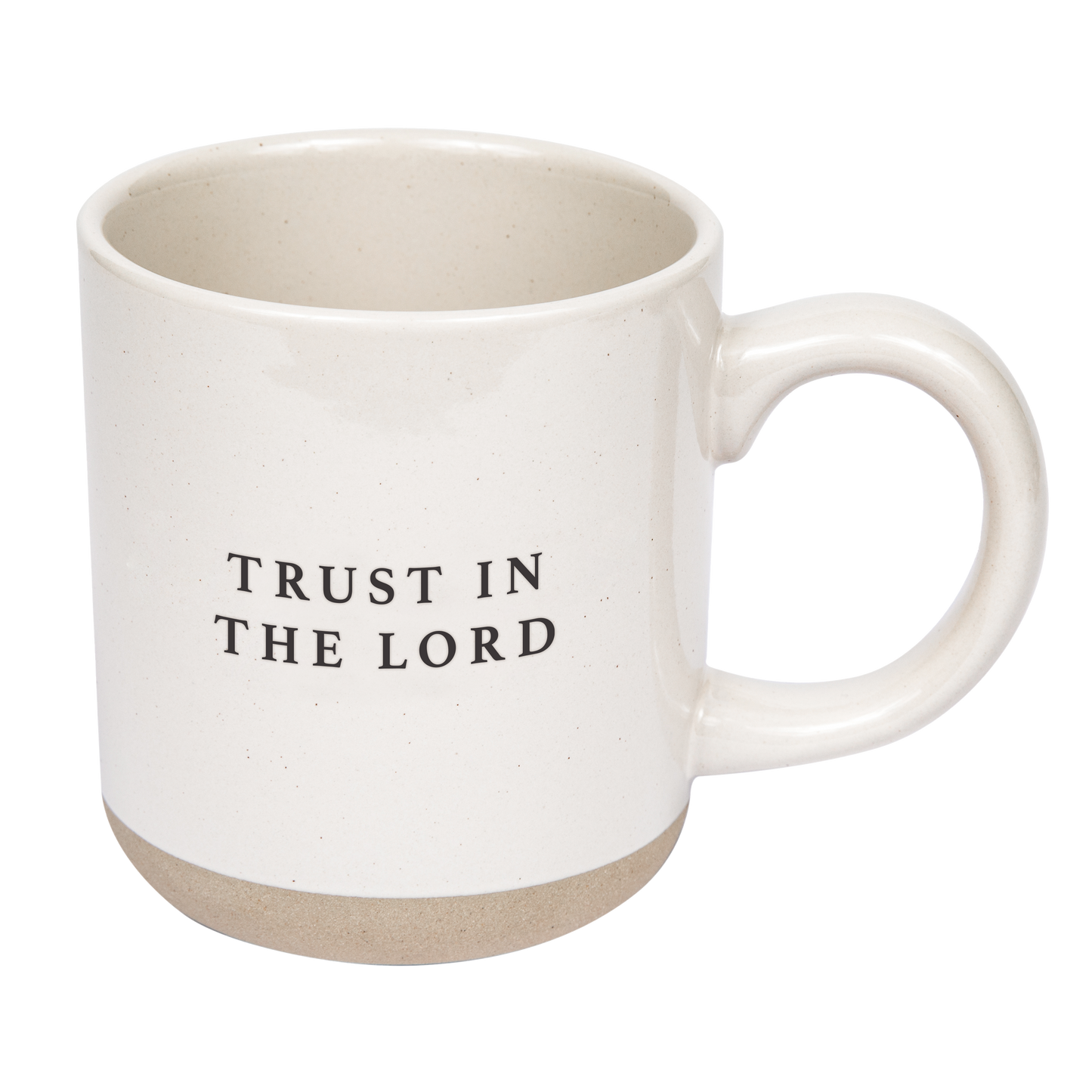 Trust In The Lord Stoneware Coffee Mug
