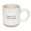 Trust In The Lord Stoneware Coffee Mug