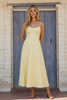 Lemon Blossom Midi Dress