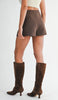 Ava High Waist Mini Skirt