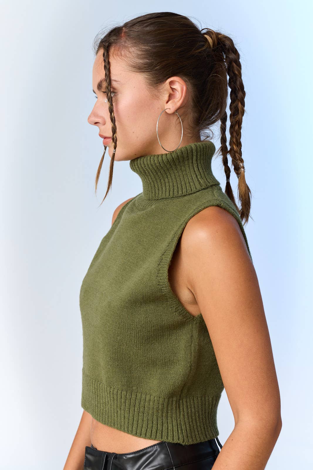 Alice Turtle Neck Knit Top