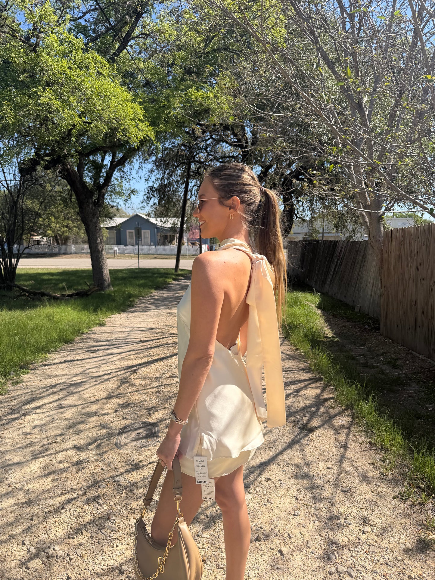 All Night Satin Skort