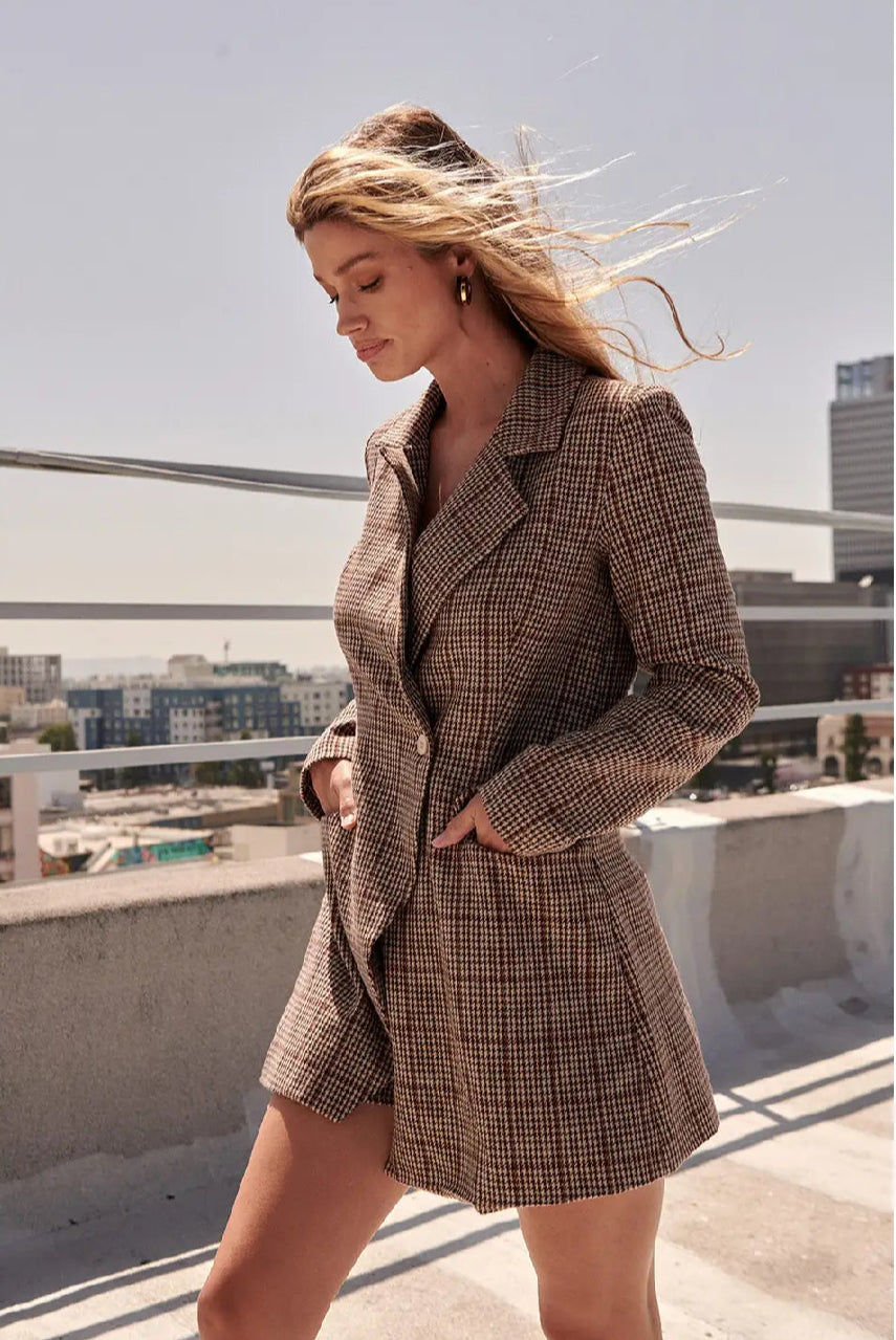 Bristol Plaid Romper