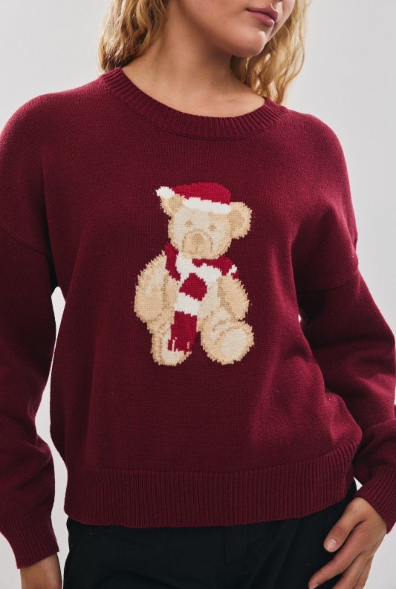 Santa Teddy Sweatshirt