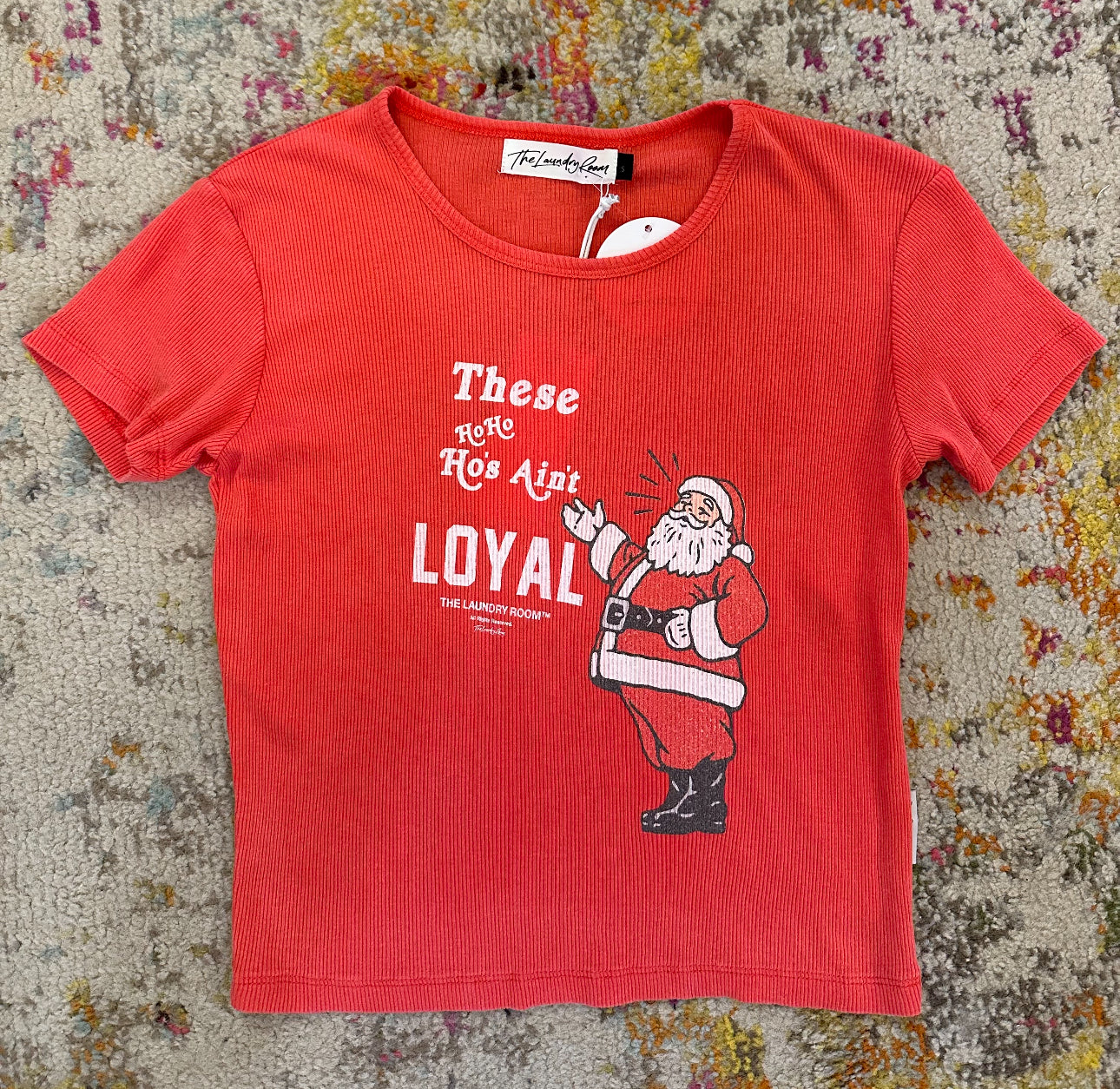 Ain't Loyal Baby Rib Tee